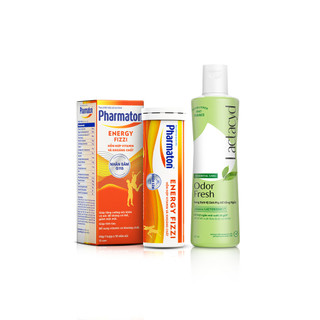 Bộ 1 DDVS phụ nữ Lactacyd Odor Fresh 250ml + 1 Thực phẩm bảo vệ sức khỏe Pharmaton Energy Fizzi
