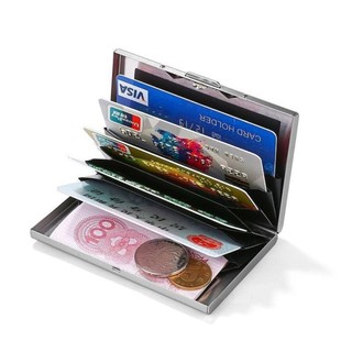 Hộp đựng thẻ tín dụng RISEDOT, Hộp đựng thẻ ID mỏng 6 / 10 khe, Hộp ghi nợ chống RFID thời trang du lịch