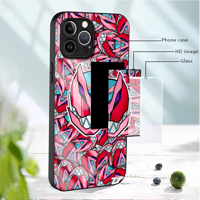 Ốp Điện Thoại Kính Kamen Rider 04 Cho IPhone 16 15 14 13 12 11 Pro XR XS Max Plus Mini X XR 8 7 6s SE2 / 3