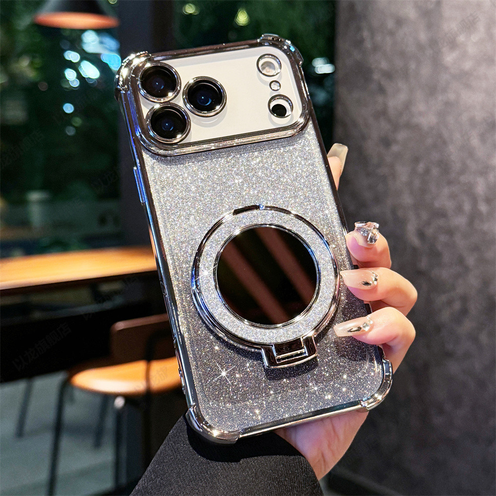 Ốp điện thoại chống rơi khung gương cho IPhone 17 Pro Max Air 11 12 13 14 15 16 Pro Max 16 plus Vỏ có Camera Bảo vệ toàn diện Vỏ chống sốc Vỏ cứng Vỏ bảo vệ điện thoại