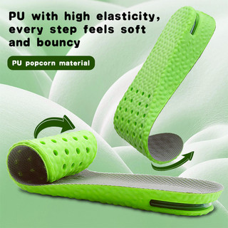 MỚI Chiều Cao Tăng Đế Cho Nam Phát Triển Đế Giày Unisex Chất Lượng Thể Thao Không Khí Chống Sốc Chống Mùi Miếng Lót Giày
