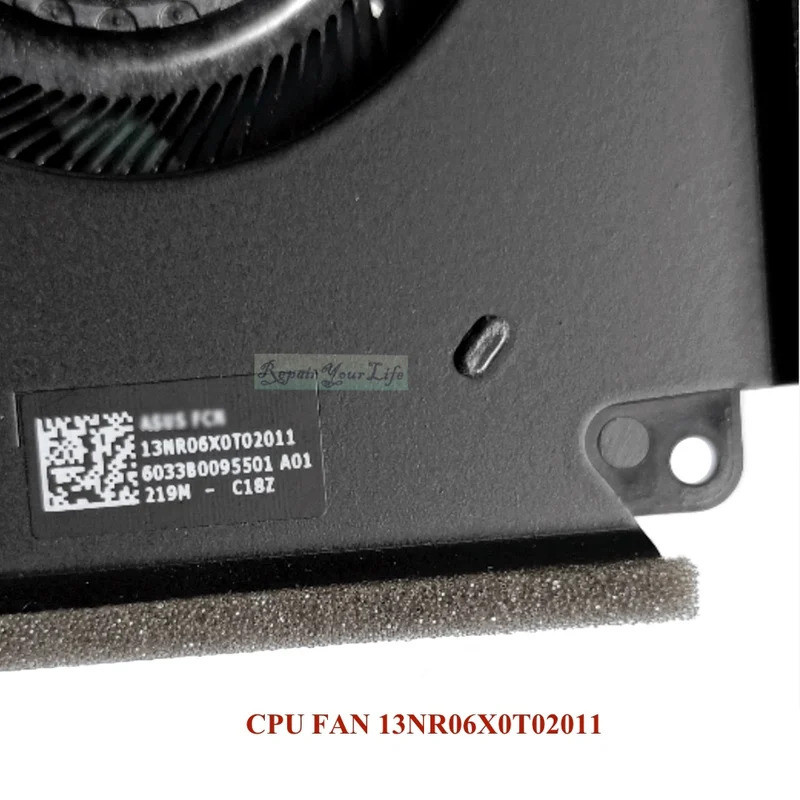 CPU GPU Quạt Làm Mát Cho ASUS G513QY G713QY ROG Strix G15 Advantage Edition Bộ Tản Nhiệt Chơi Game 13NR06X0T01011 13NR06X0T02011