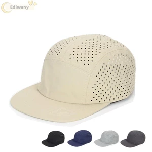 Mũ bóng chày EDIWANY 5 bảng, Mũ Snapback bằng Nylon thoáng khí, Chống nắng Czapki Sombreros Hiphop Skateboard Street Dance Hat