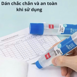 Keo lỏng trong suốt, không vón cục, an toàn cho trẻ em – Dán chắc, tiện lợi, dùng tốt cho văn phòng & học tập