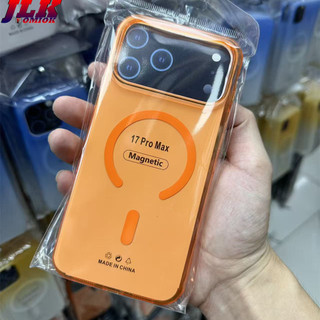[JLK] Ốp từ tính trong suốt siêu mỏng cho iPhone 17Air 17 ProMax 16 15 14 Plus 13 12 Pro Max 16E Vỏ PC cứng trong suốt