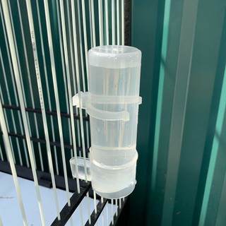 Cóng uống nhựa dẻo kt 4x14cm cóng đựng nước cho chim cảnh