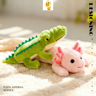 PLUS✨Hàng✨Nằm Cáo Hippopotamus Cá Sấu Sang Trọng Búp Bê Dễ Thương Salamander Tê Giác Đồ Chơi Sang Trọng Đồ Chơi Trẻ Em Đồ Chơi Bạn Gái Quà Tặng Trẻ Em Quà Tặng Giáng Sinh Sang Trọng Quà Tặng COD
