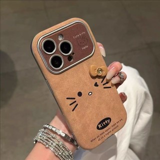 Mèo Bướm Nâu KT Cho iphone17 16promax 15promax 12 / 13 / 14 / 15 / 16 17pro iphone11promax Vỏ TPU iphone mới chống bụi