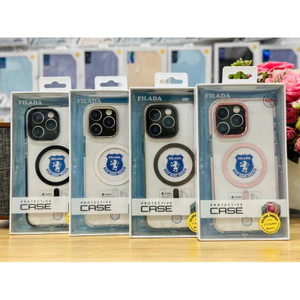 Ốp Lưng Filada Trong Suốt Viền Chống Shock MagSafe iPhone 16 Pro Max / 15 Pro Max