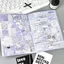 BEABOUT Sticker Book, Tấm phim cắt phong cách Nhật Bản Nhãn dán trang trí, Kawaii Booklet Format Collage Layout Hỗn hợp Motifs Sổ lưu niệm Dán điện thoại DIY