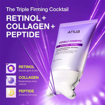 Anua 80ml Collagen Retinol Refining Gua Sha Cream Multi‑use Massage Balm For Smoothing Skin In Massage Routine
