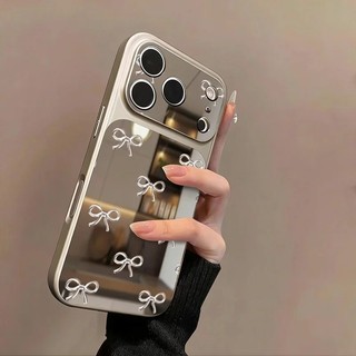 Ốp Điện Thoại Gương Nơ Nhiều Màu Sắc Cho Honor 600 400 Pro 600 400 200 Lite 500 Smart Play10 80 60A 4G 5G Acrylic Gương Trang Điểm Chống Sốc