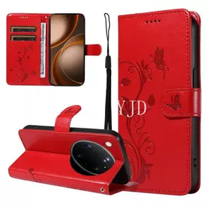 Ốp Lưng Cho OPPO Find X9 Siêu Dập Nổi Mơ Hoa Cây Da Khe Cắm Thẻ Dây Đeo Tay Chống Rơi Vỏ Điện Thoại