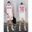 220g Cotton Nặng Hợp Thời Trang Áo Vest In Chữ Mỹ Đường Phố Mùa Hè Rời Hàng Đầu
