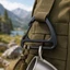 SAIA Tam Giác Carabiner, Phụ Kiện Ba Lô 4 Màu Lò Xo Quickdraws Kẹp, Hợp Kim Chất Lượng Cao 32 Mm Móc Ngoài Trời Cắm Trại Đi Bộ Đường Dài