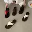 TT Phiên Bản Hàn Quốc Flip-Flops Giày Nữ Mùa Hè Flat Flip-Flops Nhiều Màu Tùy Chọn Da Thật