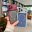 Thay đổi ngay lập tức iPhone17promax Vỏ điện thoại từ tính Thích hợp cho Apple 16 Skin-Feel thoáng khí 15 Vỏ lưới làm mát hai màu