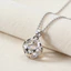 Shuling Nữ Dainty Vuông Cube Mặt Dây Chuyền Vòng Cổ Choker