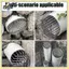 Nắp thoát nước mưa trên nóc B & N Nắp ban công tròn Thiết kế chống tắc nghẽn cho hệ thống nước gia đình sân vườn sân thượng.