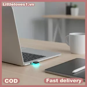 Littleloves1 Đèn xung quanh USB trên ô tô Đèn LED đa năng Cắm và chạy Nội thất Đèn bầu không khí Bộ 2 chiếc để chiếu sáng tín hiệu bảng điều khiển VN