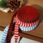 Ruy băng khăn búp bê NICOLOO, Ruy băng đan màu xanh đỏ rộng 15MM, Polyester cổ điển DIY Handmade Phong cách sợi dây thủ công DIY