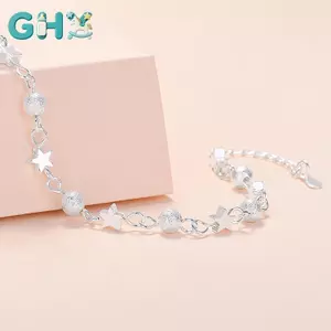 Vòng tay ngôi sao tươi GHX dành cho nữ Vòng tay hạt tròn cá tính Thời trang Hàn Quốc VN