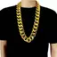 CANAMEK 50-120cm Quá Khổ Lớn Chunky Dây Xích Màu Vàng Nelace Hip Hop Punk Gothic Ro Mặt Dây Chuyền Nhựa Biểu Diễn Đảng Đạo Cụ CSF