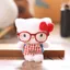 Sanrio Hello Kitty Plushie Kính Dễ Thương Mèo Con Sang Trọng Túi Búp Bê Quyến Rũ
