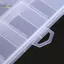 HL Di Động Trong Suốt Hộp Bảo Quản 12 / 28 / 40 Lưới Nhựa Trong Suốt Tổ Chức Có Nắp Hộp Cho Trang Sức Bông Tai Vít Móng Tay Phần LMWU