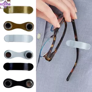 Giá đỡ kính mắt từ tính RTJIFSS, Kẹp kính cầm tay đa chức năng, Trâm cài kim loại thời trang nam nữ