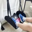QEARY Trẻ Em Võng Chân Ô Tô, Phong Cách Hoạt Hình Có Thể Điều Chỉnh Thiết Kế Ghế Sau Chân, Treo Thoải Mái Tiện Lợi Đa Năng Phù Hợp Với Ghế đẩu Di Động Ổ Đĩa Dài
