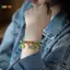 < Honeyba > Vòng Tay Tây Tạng Handmade Dây Nhiều Màu Sắc Móc Tay Năm Chiều Thần Tài Lắc Tay Dây Kéo Có Thể Điều Chỉnh Quà Tặng Trang Sức Đẹp