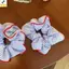 < YEI > 1 Dây Buộc Tóc Mới Viền Đỏ Xanh Sọc Dây Buộc Tóc Ngọt Tươi Co Giãn Tóc Bé Gái Nữ Phụ Kiện Tóc Mới