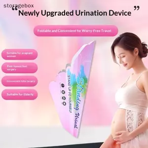 Nước tiểu giấy dùng một lần cho phụ nữ mang thai đứng để đi tiểu Phễu nhẹ Nhà vệ sinh di động Giải pháp cắm trại ngoài trời Đẹp