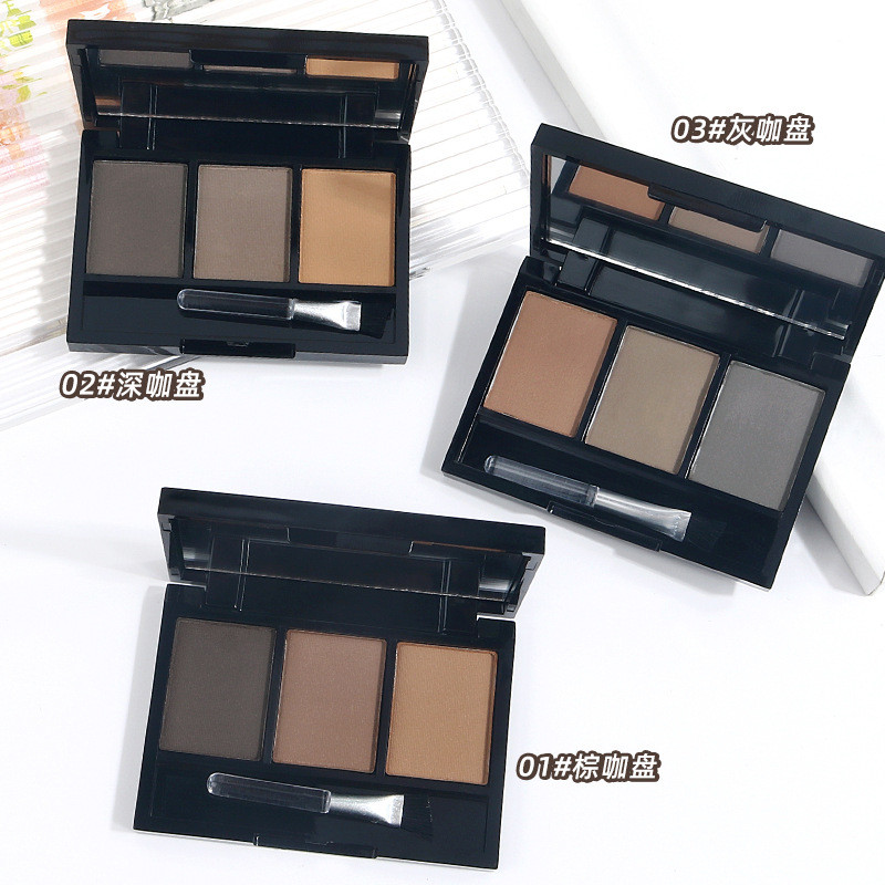 [XT]Bột Kẻ Mày 3 Màu Lameila Phấn Tạo Khối Sống Mũi Phấn Mắt 3 Trong 1 Tự Nhiên Lên Màu Chuẩn Chống Nước Lâu Trôi Chuyên Nghiệp Cao Cấp