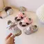 Giày bé gái lưới thoáng khí trang trí Hello Kitty dây buộc đế chống trượt | Đi học chơi ngoài trời hàng ngày mùa hè