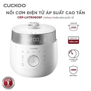 Nồi cơm điện cao tần áp suất kép Cuckoo CRP-LHTR0609F 1.08L - Bảo hành chính hãng 12 tháng