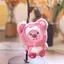 Loopy Plushie Mũ Gấu Hồng Dễ Thương Sang Trọng Túi Búp Bê Cotton Quyến Rũ