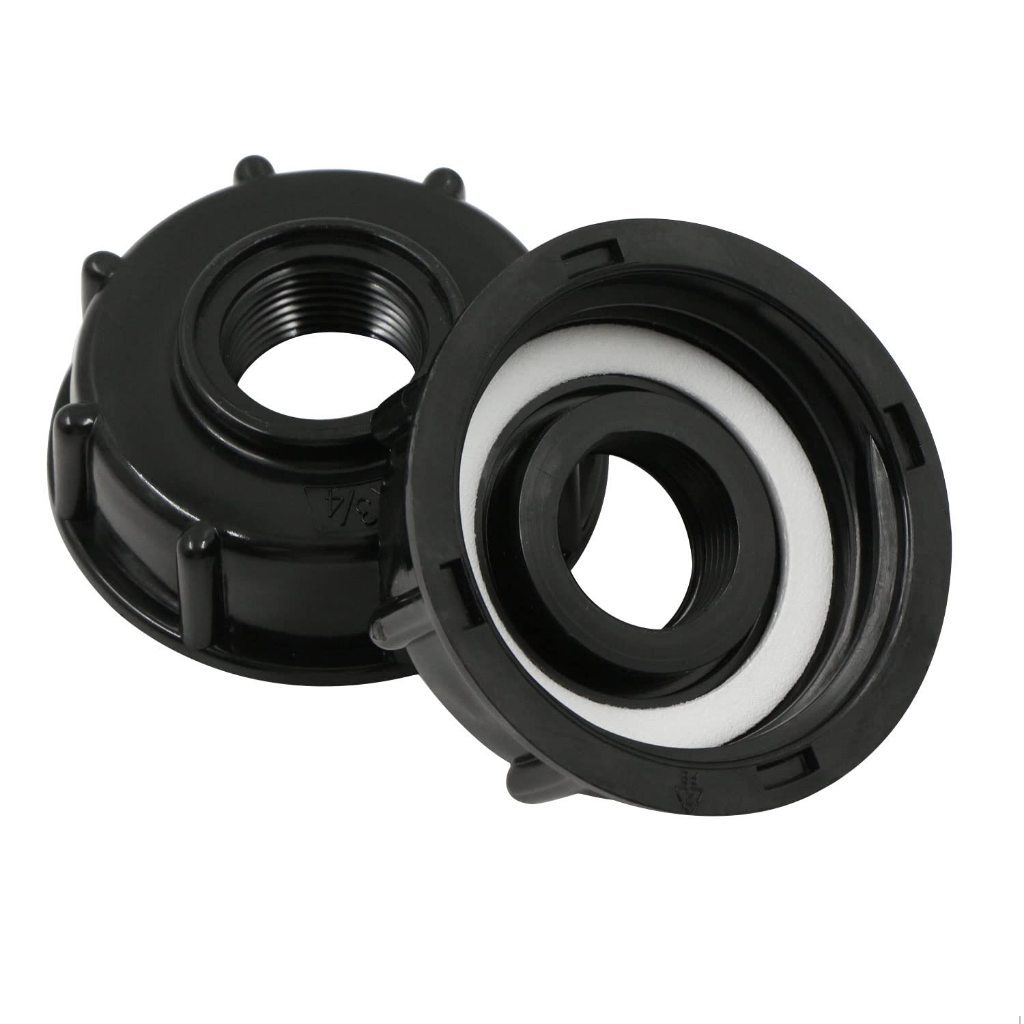 Đầu nối IBC S60x6 sang 1/2 3/4 1 inch - Adapter bồn nước IBC ren thô, phụ kiện tưới cây sân vườn chống rò rỉ