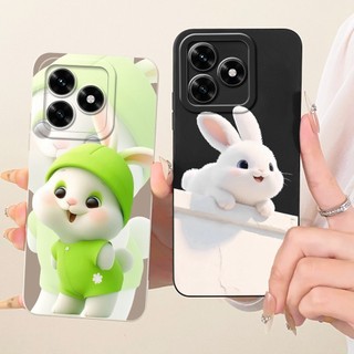 Vỏ Cho Honor X5c Plus Vỏ Điện Thoại NLA-LX1 NLA-LX2P Sáng Tạo Mới Thỏ Mèo Silicon Mềm Chống Sốc Cho HonorX5c Chơi 10A Vỏ
