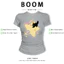 BOOM Áo Baby Tee Nữ Cotton Ôm Body-Áo Thun Ngắn Tay Y2K In Hình PhongCách Mùa Hè, Cổ Tròn Hàng Đầucách hàn quốc phong325