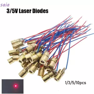 SAIA 1 / 3 / 5 / 10 chiếc Laser có thể điều chỉnh 5mW Mô-đun Diode chấm chất lượng cao Mini
