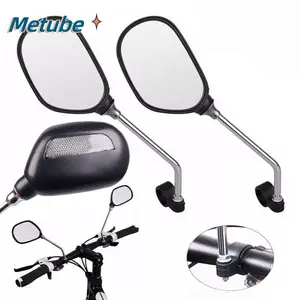 METUBE Gương chiếu hậu xe máy Phụ kiện xoay bền Gương xe đạp