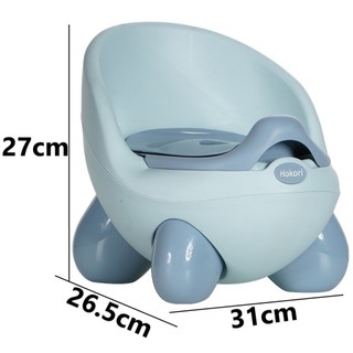 Bô gấu HOKORI nhựa VIỆT NHẬT cao cấp cho bé đi vệ sinh - Có tựa lưng, nắp, ruột tháo rời - Chính hãng 5458+5460