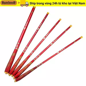 Cần câu siêu nhẹ BAMBOOB, Thiết kế cực tay dài 1,6m-4,8m Cần câu bằng kính thiên văn, Cơ chế kính thiên văn Chất liệu sợi Carbon Loại nạp cá chép Cần câu cá chép