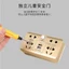 Ổ cắm chuyển đổi không dây vàng đa chức năng Porous Home Office One Turn Multi-position với USB An toàn tiêu chuẩn quốc gia mới