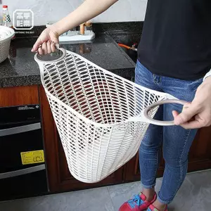 Giỏ Chứa Đồ Dày Di Động Lớn Nhựa Mềm Giỏ Mua Sắm Thân Thiện Với Môi Trường Siêu Thị Giỏ Mua Sắm Lưu Trữ Trái Cây Di Động Rau Củ