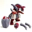Valeron Cao su mềm Monster Blaze Big boss Monster Collection Phương pháp thực hành Delan Armored Toy Chiều cao 16cm