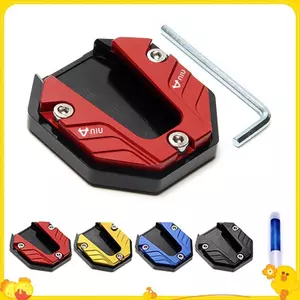 Xe Tay Ga Xe Máy Xe Đạp Kistand Mở Rộng Chân Bên Đứng Nối Dài Tấm Hỗ Trợ Chống Trượt Đế Phóng To