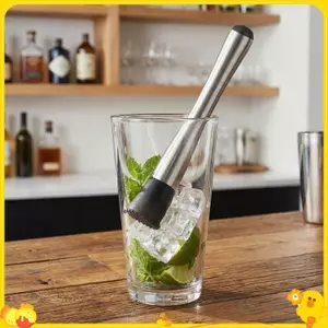 Cotail Muddler Thanh hạng nặng Máy nghiền trái cây Máy trộn búa đá cho Mojito Làm Dụng cụ uống nước tại nhà